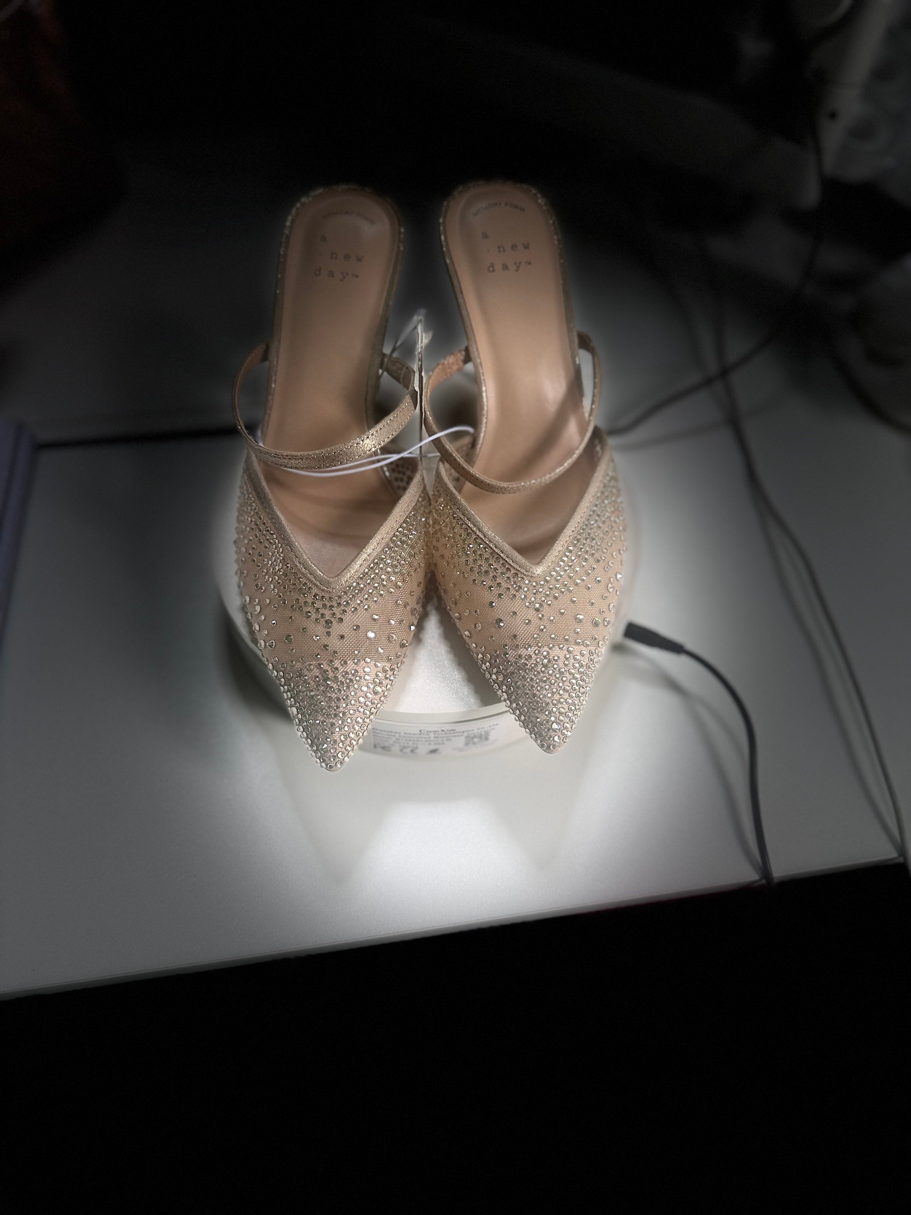 Sparkling Gold Heels