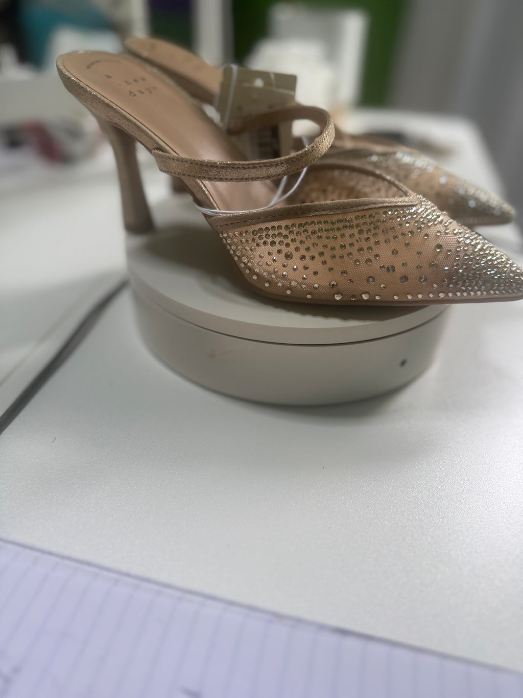 Sparkling Gold Heels