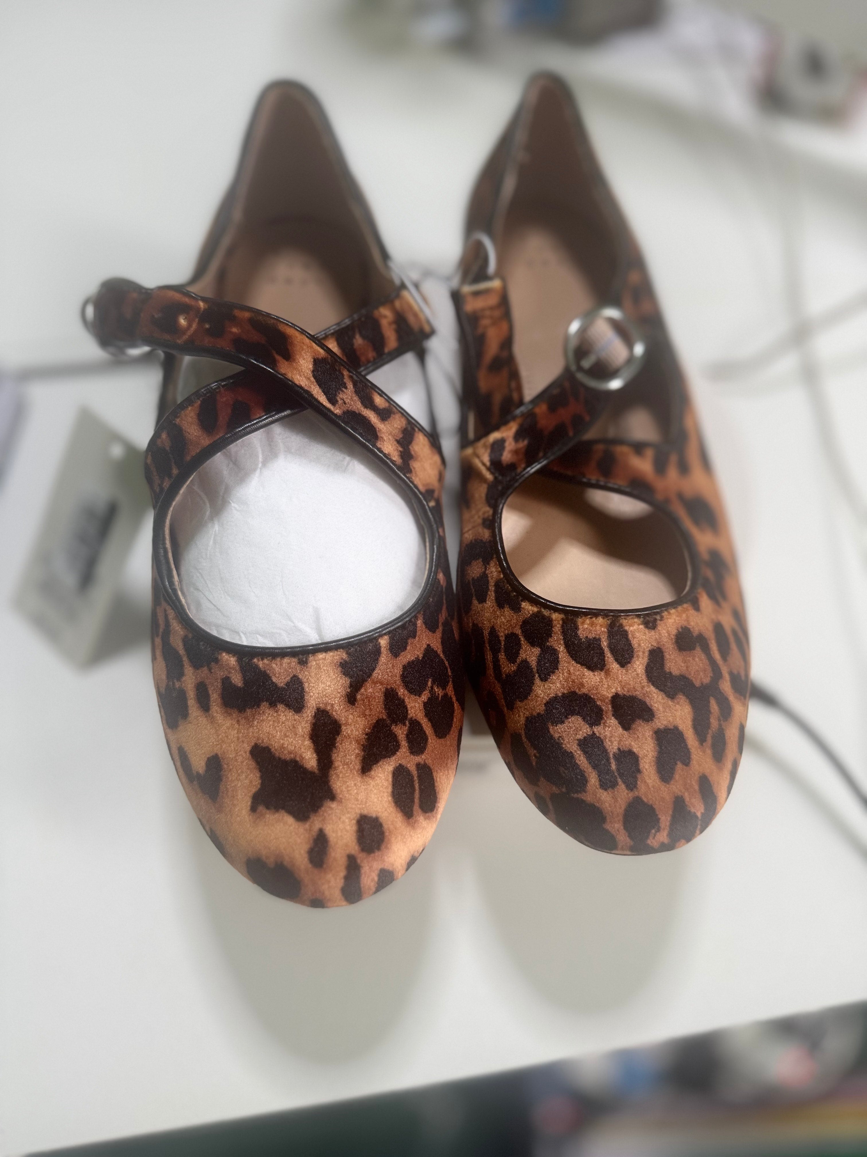 Leopard Print Flats